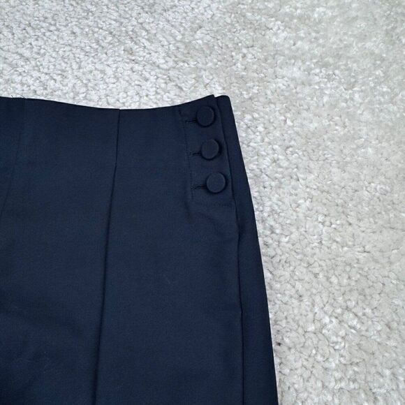 ECRU Sailor Button High Waisted Shorts Navy Blue - Picture 5 of 8